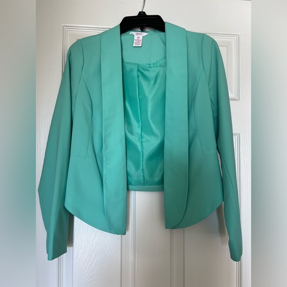 Turquoise blazer - Picture 1 of 4